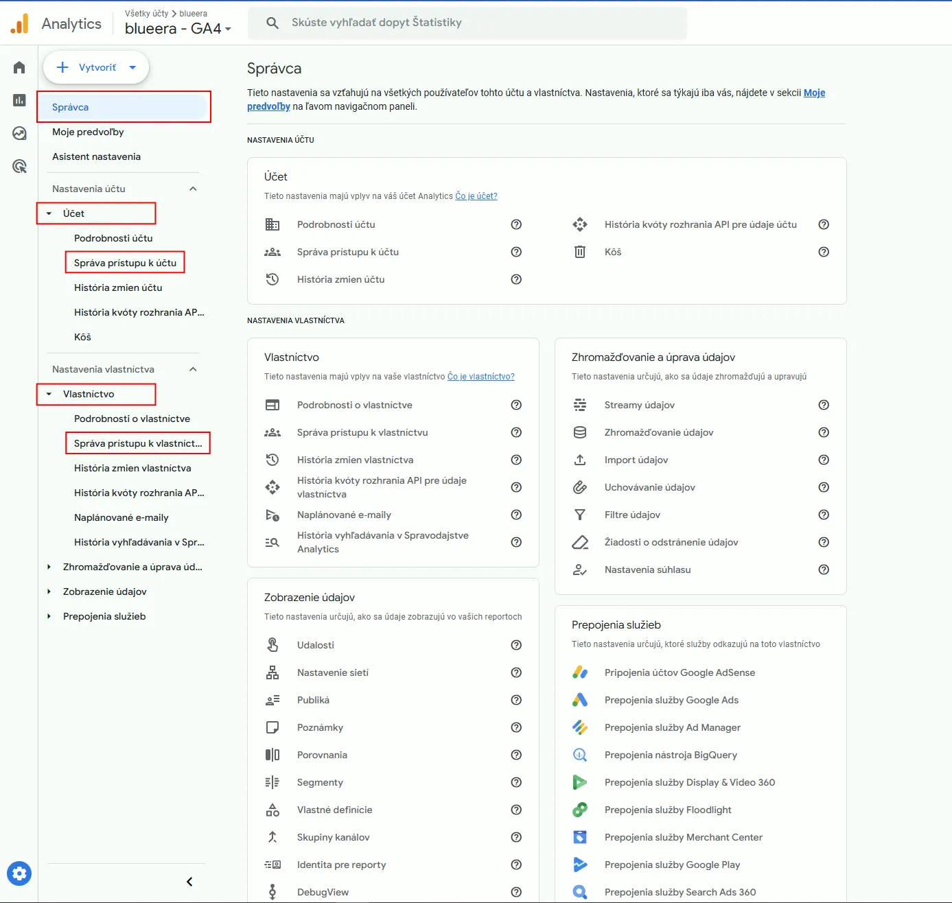 Možnosť Vytvoriť novú stránku na facebooku